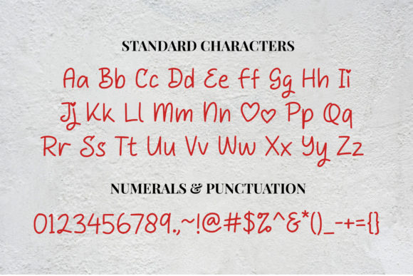 Loving Story Font PNG with transparent background - Preview 5