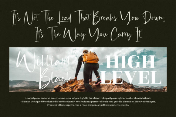 Michigan Custom Font PNG with transparent background - Preview 4