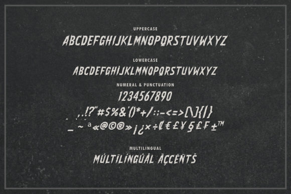 Northvain Font font preview - 6