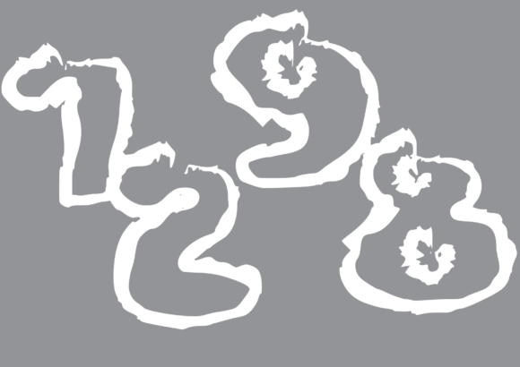 Rough Neck Font PNG with transparent background - Preview 2