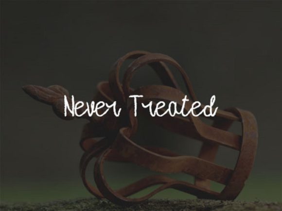 Rusty Iron Font PNG with transparent background - Preview 2