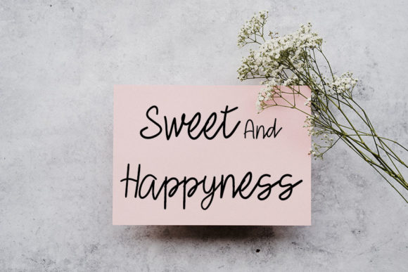 Silky Girl Font PNG with transparent background - Preview 2