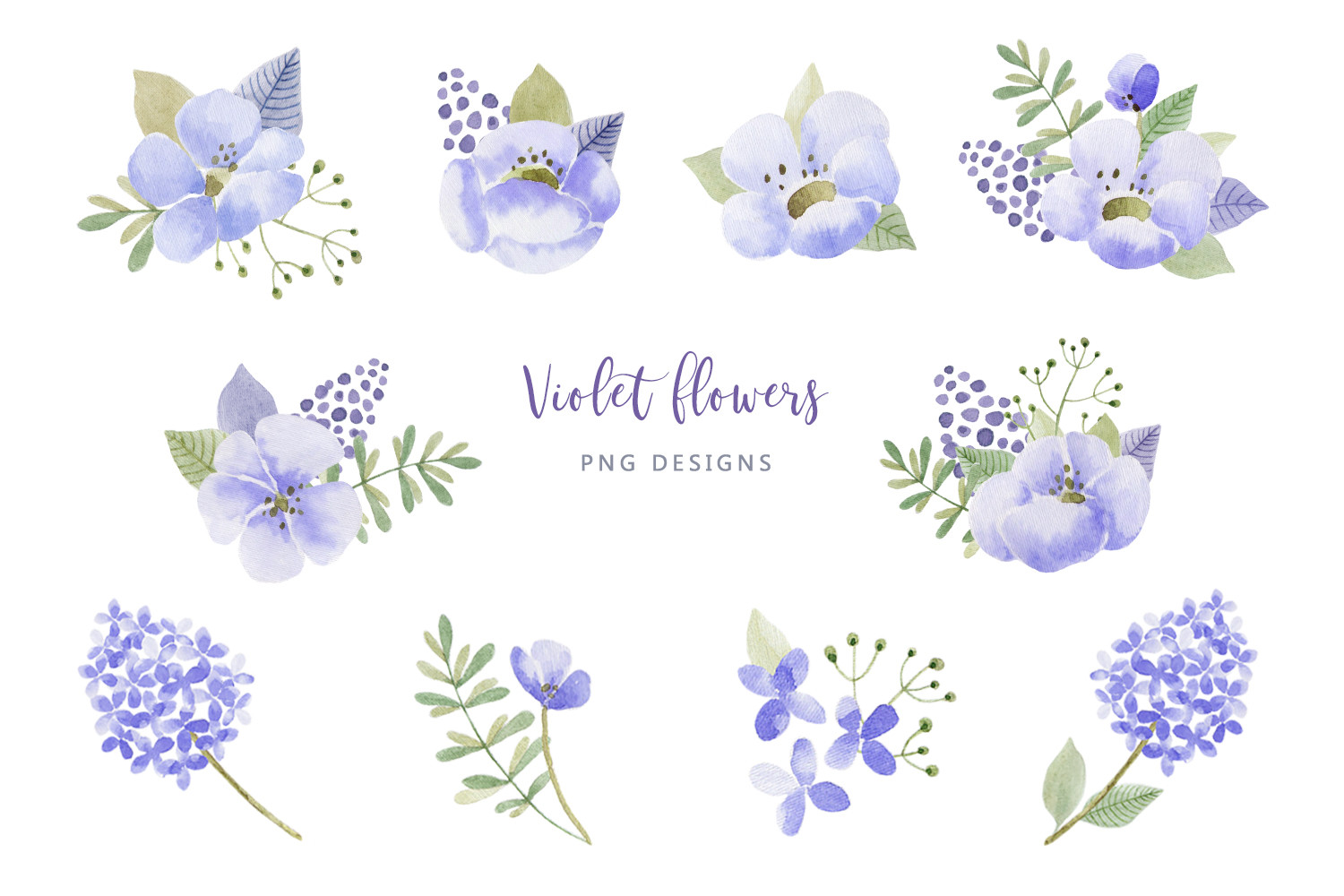 Violet Flowers - photo 3