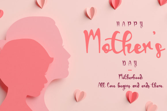 Angels Mom Font - Preview 3