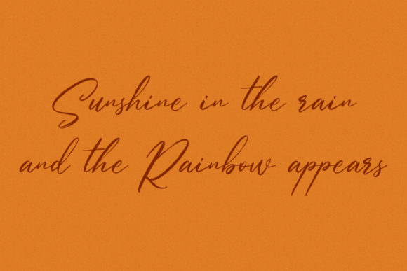 Blisslovys Font - Preview 1