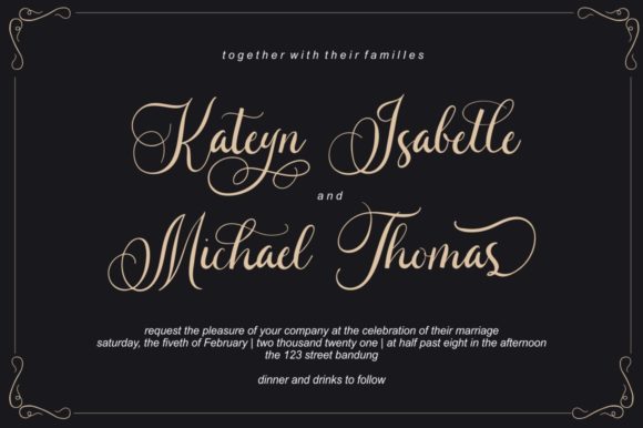 Caliner Script Font - Preview 1