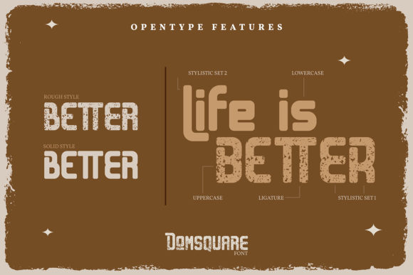 Domsquare Font - Preview 4