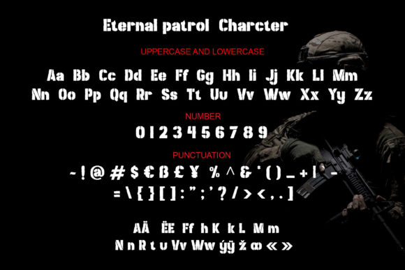 Eternal Patrol Font - Preview 5