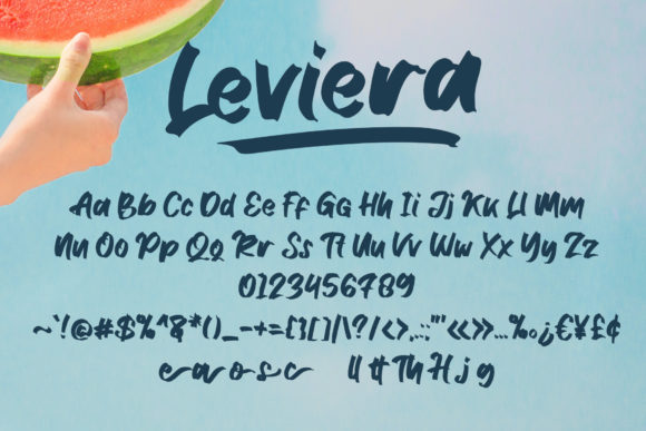 Leviera Font PNG with transparent background - Preview 5