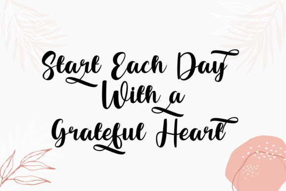 Always Grateful Font - Preview 2