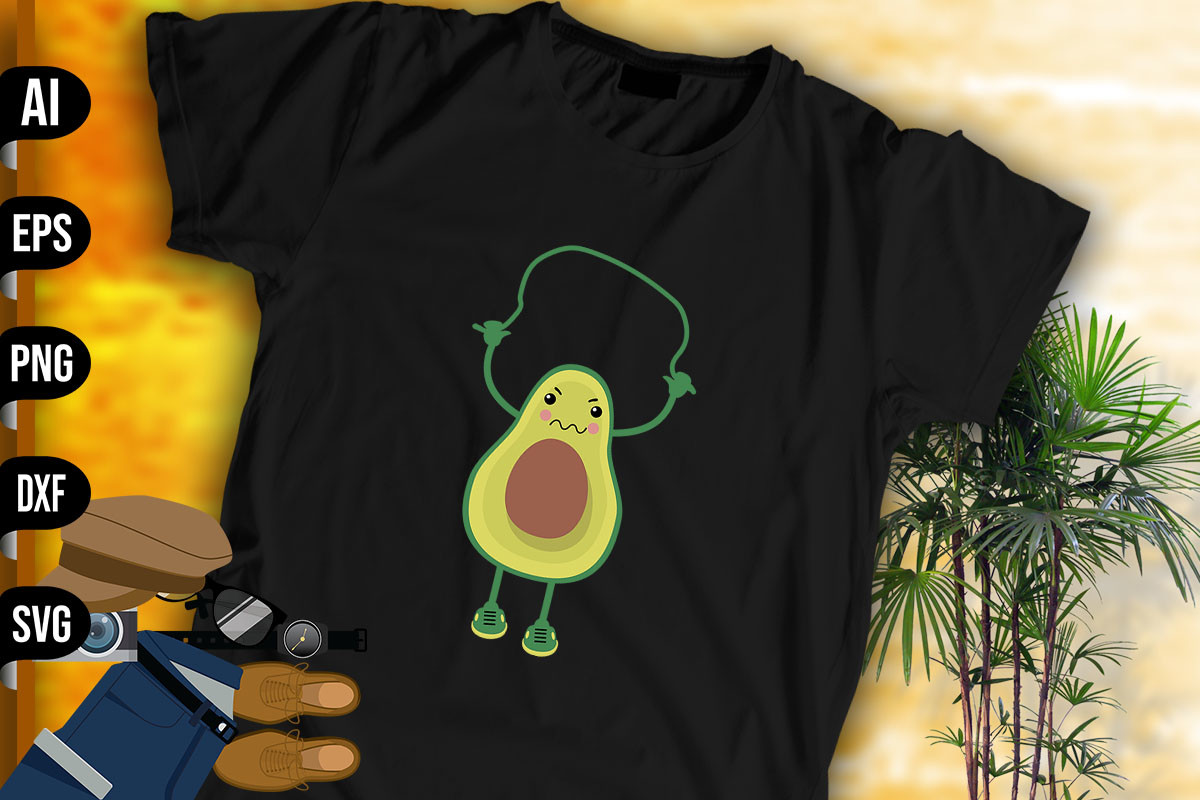 Avocado Design ! Graphic by vecstockdesign · Creative Fabrica