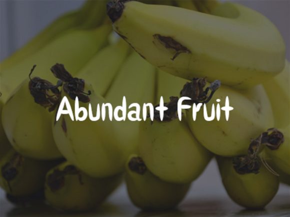 Banana Fruit Font - Preview 3