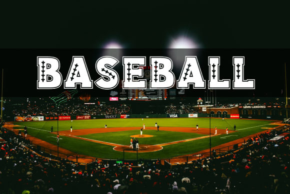 Baseball Font - Preview 4