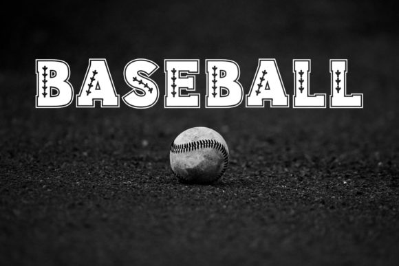 Baseball Font - Preview 5