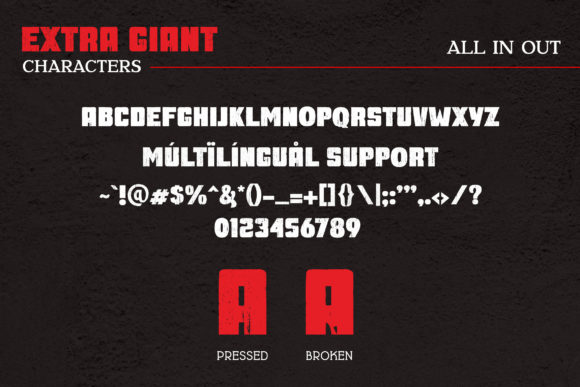 Extra Giant Font - Preview 5