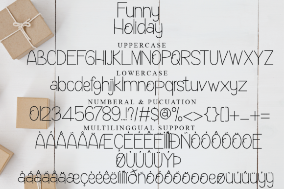 Funny Holiday Font - Preview 6