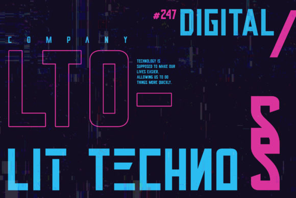 Future Technos Font - Preview 2