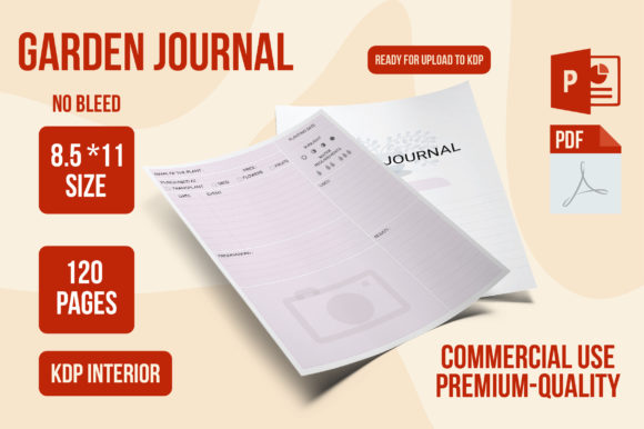 Garden Journal for Kdp Afbeelding KDP-ontwerpen Door Graphic_hero