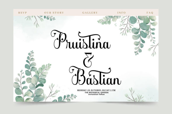 Graziella Script Font - Preview 1