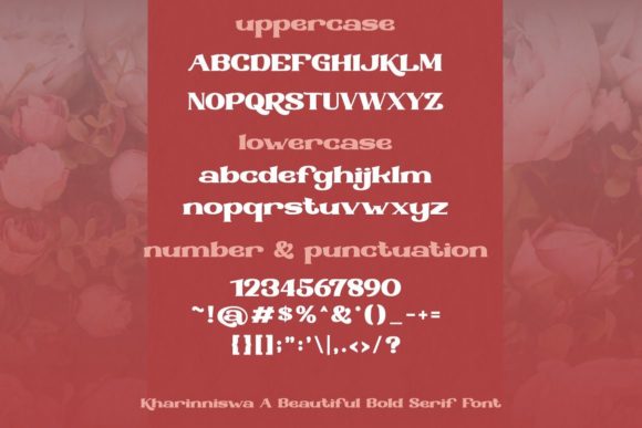 Kharinniswa Font - Preview 3