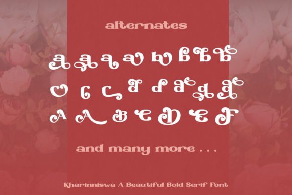 Kharinniswa Font - Preview 4