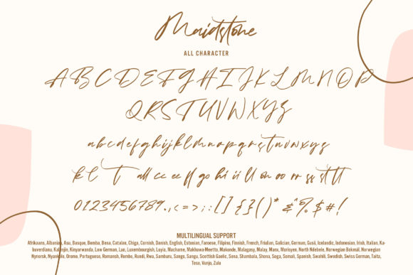 Maidstone Font PNG with transparent background - Preview 6