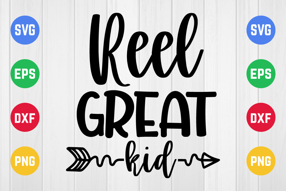 Reel Great Kid Graphic by sukumarbd4 · Creative Fabrica