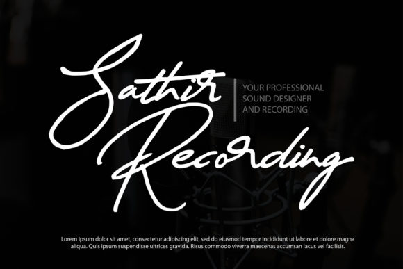Roadney Adamsong Font PNG with transparent background - Preview 4