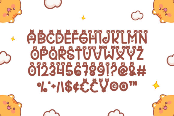 Cat Meow Font - Preview 4