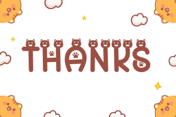 Cat Meow Font - Preview 5