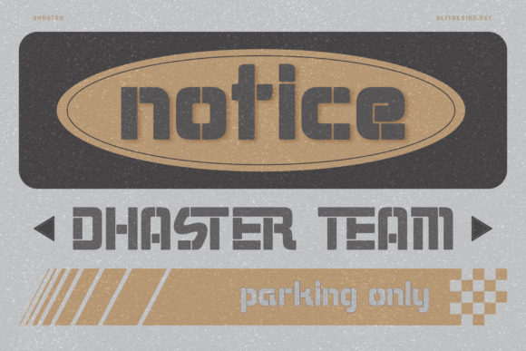 Dhaster Font - Preview 6