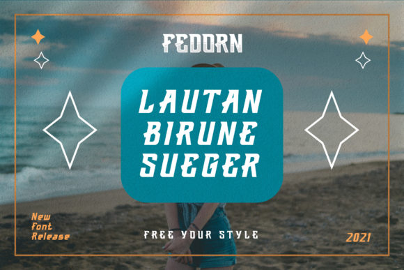 Fedorn Font - Preview 3