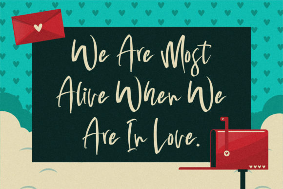 Handwritten Dreams Font PNG with transparent background - Preview 1