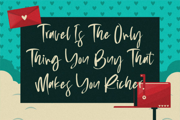 Handwritten Dreams Font PNG with transparent background - Preview 3