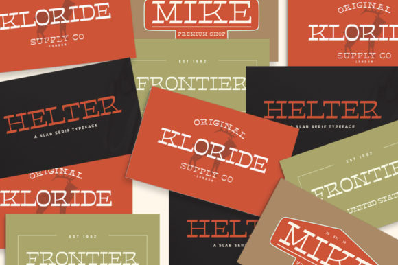 Helter Font PNG with transparent background - Preview 1