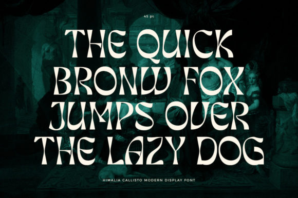 Himalia Callisto Font PNG with transparent background - Preview 1