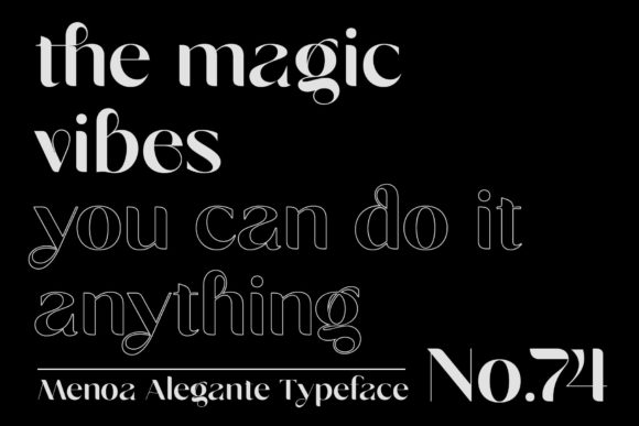 Monea Alegante Font PNG with transparent background - Preview 6