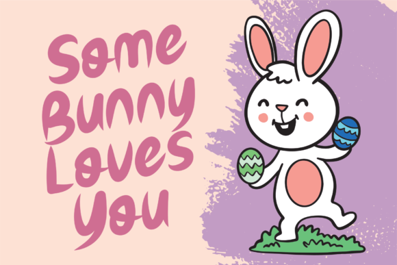Quiet Rabbit Font PNG with transparent background - Preview 1