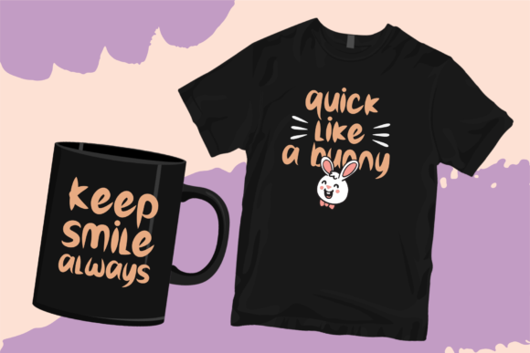 Quiet Rabbit Font PNG with transparent background - Preview 2