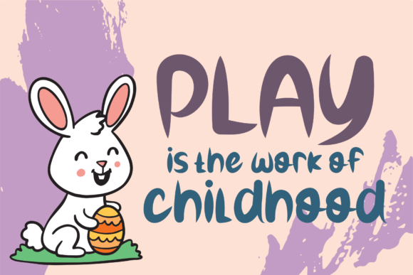 Quiet Rabbit Font PNG with transparent background - Preview 6