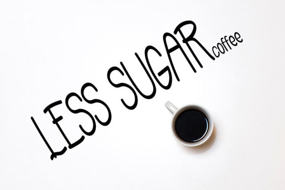 Signature Coffee Font PNG with transparent background - Preview 3