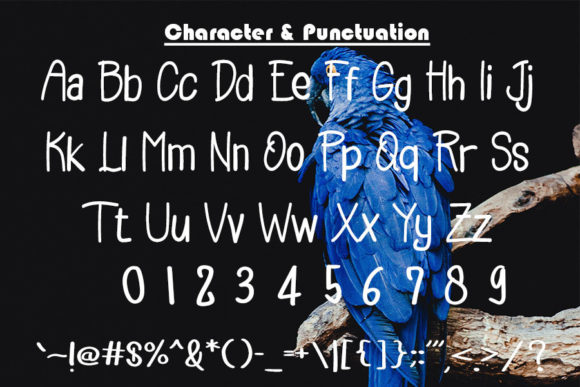 Signature Coffee Font PNG with transparent background - Preview 4