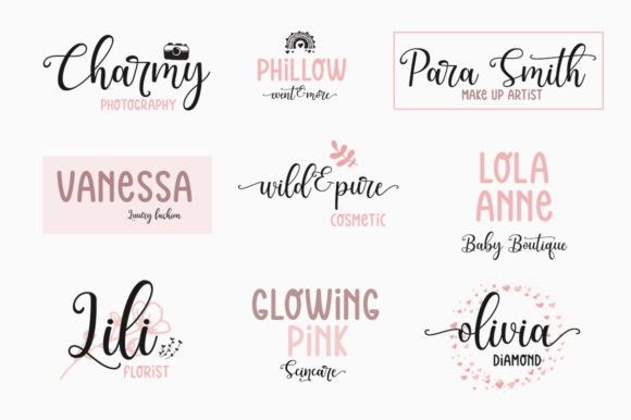 Emily Geraldine Font PNG with transparent background - Preview 3