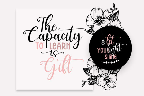 Emily Geraldine Font PNG with transparent background - Preview 4