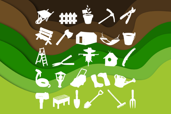 Garden House Trio Font PNG with transparent background - Preview 3