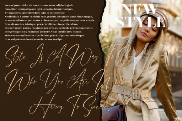 Handover Signature Font PNG with transparent background - Preview 1
