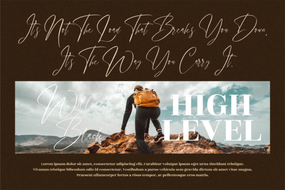 Handover Signature Font PNG with transparent background - Preview 6