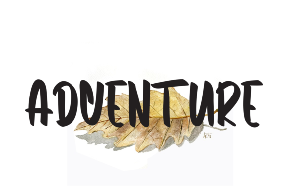 Island Rainbow Font PNG with transparent background - Preview 2