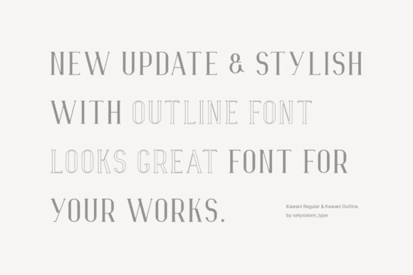 Kawani Font PNG with transparent background - Preview 3
