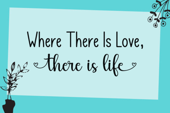 Love Christabela Font PNG with transparent background - Preview 2